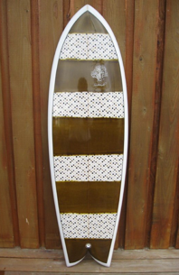Egg Foo Yung &#10;7’2” X 21 12” X 2  34&#10;&#10;multi color mexican blanket resin tint &#10;Gloss and polish&#10;&#10;Finn Box &amp; Future side finns&#10;&#10;Available at HTO (Victoria)